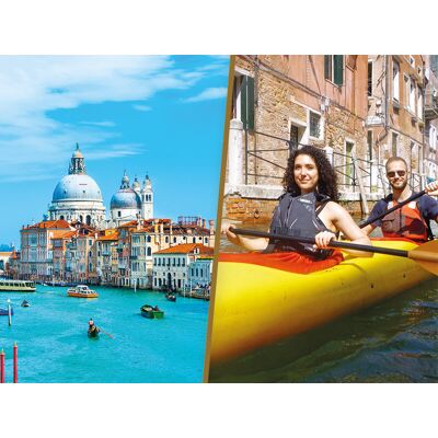Smartbox Venezia misteriosa: tour in kayak lungo i canali per 2 e soggiorno di 1 notte Smartbox Venezia misteriosa: tour in kayak lungo i canali per 2 e soggiorno di 1 notte