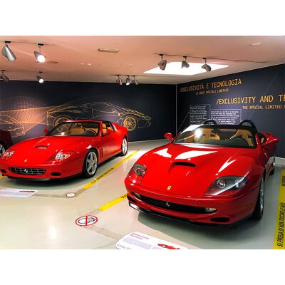 Smartbox Passioni ed emozioni a Maranello: ingresso al Museo Ferrari per 2 adulti e 1 ragazzo Smartbox Passioni ed emozioni a Maranello: ingresso al Museo Ferrari per 2 adulti e 1 ragazzo