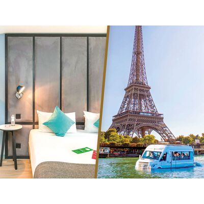 Smartbox 2 notti a Parigi con insolito tour in veicolo anfibio per 2 persone Smartbox 2 notti a Parigi con insolito tour in veicolo anfibio per 2 persone