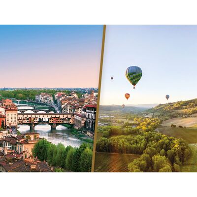 Smartbox 2 romantiche notti e Valle del Chianti in mongolfiera per 2 Smartbox 2 romantiche notti e Valle del Chianti in mongolfiera per 2