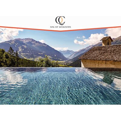 Smartbox Oasi di relax al QC Terme Hotel Bagni Vecchi di Bormio: 1 notte con accesso Spa e omaggio benessere Smartbox Oasi di relax al QC Terme Hotel Bagni Vecchi di Bormio: 1 notte con accesso Spa e omaggio benessere