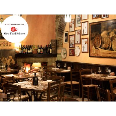 Smartbox L'Italia a tavola con le Osterie selezionate da Slow Food: 1 menù di 3 portate e bottiglia di vino Smartbox L'Italia a tavola con le Osterie selezionate da Slow Food: 1 menù di 3 portate e bottiglia di vino