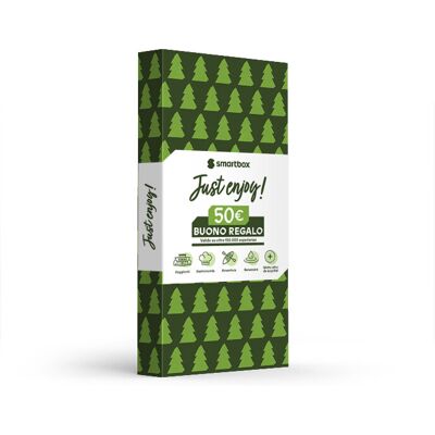 Smartbox Buono regalo Just enjoy! Natale - 50 € Smartbox Buono regalo Just enjoy! Natale - 50 €
