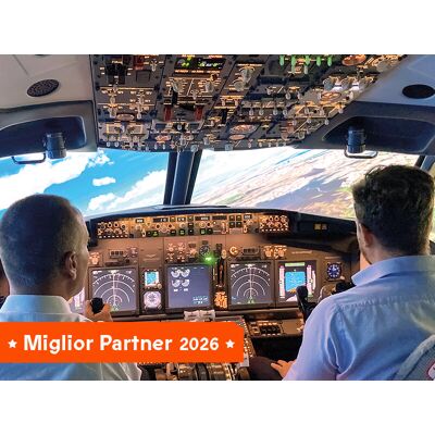 Smartbox Ai comandi di un Boeing 737: addestramento e volo con simulatore professionale Smartbox Ai comandi di un Boeing 737: addestramento e volo con simulatore professionale