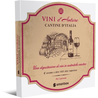 SMARTBOX - Cantine d'Italia - Degustazione di vini - per 2 persone - Gift box SMARTBOX - Cantine d'Italia - Degustazione di vini - per 2 persone - Gift box
