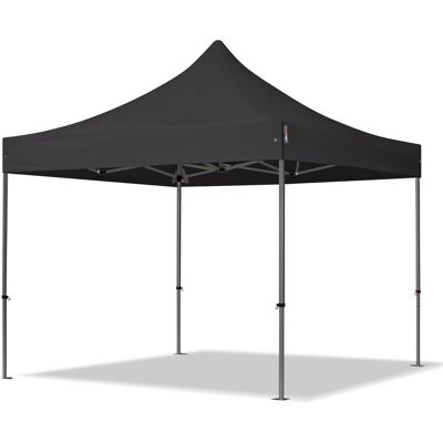 TOOLPORT 3x3m gazebo pieghevole, PREMIUM acciaio, nero - (600000) TOOLPORT 3x3m gazebo pieghevole, PREMIUM acciaio, nero - (600000)
