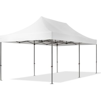 TOOLPORT 3x6m gazebo pieghevole, PREMIUM acciaio, bianco - (600082) TOOLPORT 3x6m gazebo pieghevole, PREMIUM acciaio, bianco - (600082)