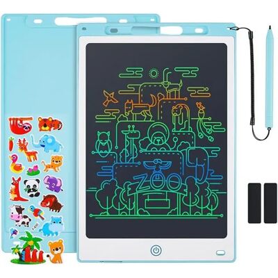 NONE Tavoletta grafica LCD da 8,5 pollici per bambini - Tavoletta grafica riutilizzabile con adesivi per animali, regalo educativo e creativo senza carta, viola NONE Tavoletta grafica LCD da 8,5 pollici per bambini - Tavoletta grafica riutilizzabile con adesivi per animali, regalo educativo e creativo senza carta, viola