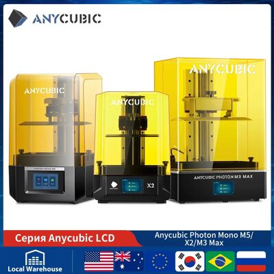 ANYCUBIC DLP SLA Stampante 3D in resina LCD Photon Mono M7, M5s Pro, M7 Pro, Photon P1, Mono 4, Wash and Cure 3, 3 Plus, Max ANYCUBIC DLP SLA Stampante 3D in resina LCD Photon Mono M7, M5s Pro, M7 Pro, Photon P1, Mono 4, Wash and Cure 3, 3 Plus, Max