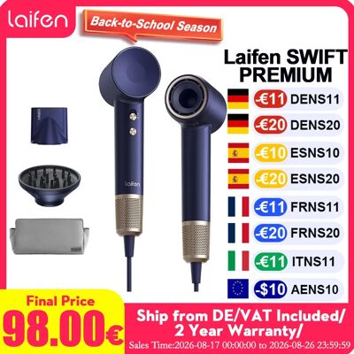 Asciugacapelli Laifen Swift Premium - Rosa - 1500W - Asciugacapelli Asciugacapelli Laifen Swift Premium - Rosa - 1500W - Asciugacapelli