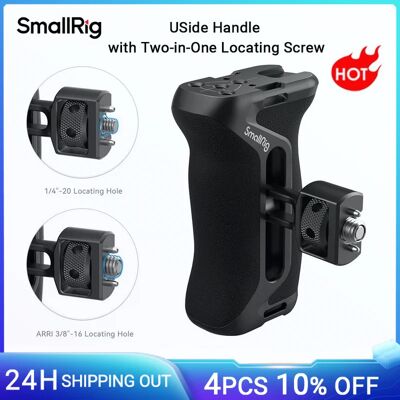 SmallRig Maniglia laterale con vite di posizionamento due in uno da 1/4" e 3/8", impugnatura universale per gabbia per fotocamera per Sony per Canon per Niko 4346 Handle 4346 SmallRig Maniglia laterale con vite di posizionamento due in uno da 1/4" e 3/8", impugnatura universale per gabbia per fotocamera per Sony per Canon per Niko 4346 Handle 4346