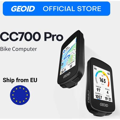 GEOID Computer per Bicicletta CC700Pro Wireless con Schermo Touch a Colori, Tachimetro, Navigazione Mappe, Contachilometri CC700PRO GEOID Computer per Bicicletta CC700Pro Wireless con Schermo Touch a Colori, Tachimetro, Navigazione Mappe, Contachilometri CC700PRO