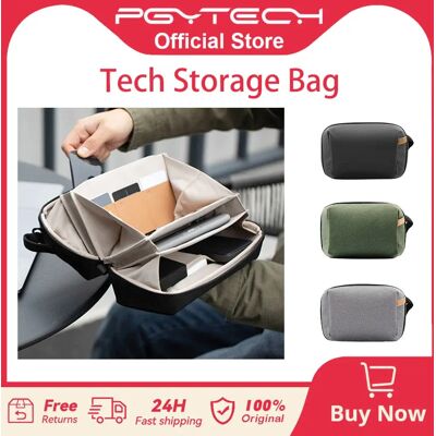 PGYTECH Custodia per accessori tecnologici Borsa per organizer per elettronica piccola impermeabile Custodia per organizer tecnologico per cavi, batterie per telefoni Tech Pouch Green PGYTECH Custodia per accessori tecnologici Borsa per organizer per elettronica piccola impermeabile Custodia per organizer tecnologico per cavi, batterie per telefoni Tech Pouch Green