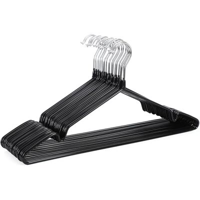 SONGMICS Set di grucce in metallo da 20 unità, grucce antiscivolo, diametro 4 mm, salvaspazio, gancio girevole a 360° ° , Colore Nero/Bianco Blanco SONGMICS Set di grucce in metallo da 20 unità, grucce antiscivolo, diametro 4 mm, salvaspazio, gancio girevole a 360° ° , Colore Nero/Bianco Blanco
