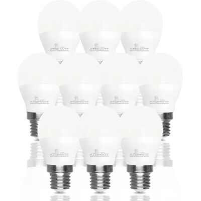 LED ATOMANT Lampadina LED E27 G45 9W, 950 lumen, attacco spesso, equivalente ai tradizionali 95W, luce efficiente e di alta qualità, ideale per casa, ufficio, corridoi, lampade, a risparmio LED ATOMANT Lampadina LED E27 G45 9W, 950 lumen, attacco spesso, equivalente ai tradizionali 95W, luce efficiente e di alta qualità, ideale per casa, ufficio, corridoi, lampade, a risparmio