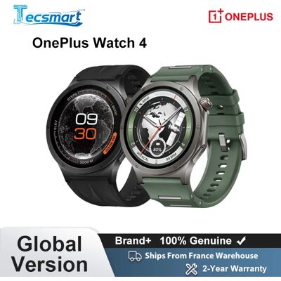 OnePlus Versione globale dello smartwatch Watch 4, 1,5 pollici, Wear OS by Google, Snapdragon W5, fino a 16 giorni di autonomia, Google Wallet, Chat con Google Gemini Titanio Evergreen OnePlus Versione globale dello smartwatch Watch 4, 1,5 pollici, Wear OS by Google, Snapdragon W5, fino a 16 giorni di autonomia, Google Wallet, Chat con Google Gemini Titanio Evergreen