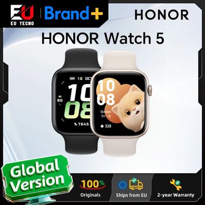 Honor Watch 5 Versione Globale Smartwatch con Tracciamento GPS Preciso, Scansione Rapida della Salute, Display Grande da 1,85 Pollici, Supporto GPS, IP68 Gold Honor Watch 5 Versione Globale Smartwatch con Tracciamento GPS Preciso, Scansione Rapida della Salute, Display Grande da 1,85 Pollici, Supporto GPS, IP68 Gold