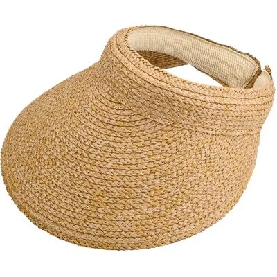 NONE Cappello con visiera da donna estivo, visiere da donna in paglia, berretto da spiaggia da donna per testa 56-60 cm, cappello a tesa larga, visiera con protezione solare da donna per tennis sportivo, NONE Cappello con visiera da donna estivo, visiere da donna in paglia, berretto da spiaggia da donna per testa 56-60 cm, cappello a tesa larga, visiera con protezione solare da donna per tennis sportivo,