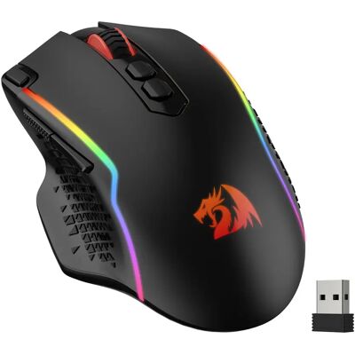 Mouse da gioco senza fili Redragon M810 Pro - 10000 DPI, Pulsante di fuoco Mouse da gioco senza fili Redragon M810 Pro - 10000 DPI, Pulsante di fuoco
