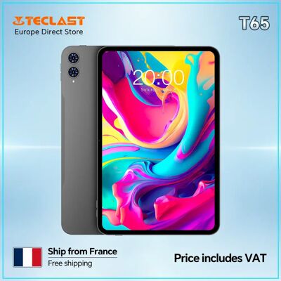 Teclast Tablet T65 13.4" Android 16, IPS 120Hz, 26GB RAM (6GB+20GB), 128GB ROM, T7280 8-core, 4G LTE, 8000mAh, Type-C, GPS, Fotocamera 13MP Teclast Tablet T65 13.4" Android 16, IPS 120Hz, 26GB RAM (6GB+20GB), 128GB ROM, T7280 8-core, 4G LTE, 8000mAh, Type-C, GPS, Fotocamera 13MP