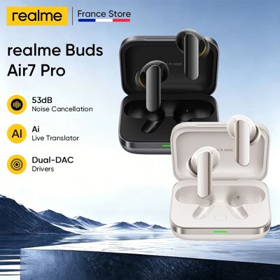 Realme Versione Globale Buds Air 7 Pro Auricolari con Cancellazione del Rumore in Tempo Reale 53dB, Driver Dual-DAC 11+6mm, Traduttore AI in Tempo Reale Rosso Realme Versione Globale Buds Air 7 Pro Auricolari con Cancellazione del Rumore in Tempo Reale 53dB, Driver Dual-DAC 11+6mm, Traduttore AI in Tempo Reale Rosso
