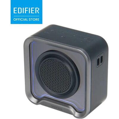 Edifier Altoparlante Bluetooth portatile QS20 con luce ambientale, Bluetooth V6.0, impermeabile IP67, 12 ore di autonomia, con microfono per esterni Black Edifier Altoparlante Bluetooth portatile QS20 con luce ambientale, Bluetooth V6.0, impermeabile IP67, 12 ore di autonomia, con microfono per esterni Black