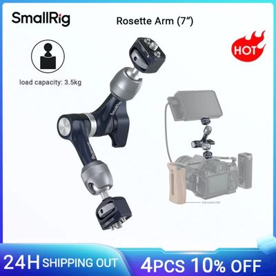 SmallRig Braccio magico con rosetta 7/11 pollici, 360 ° Regolabile per monitor/luci LED/telecamere d'azione fino a 3,5 kg -4194 11 Inch 3959 SmallRig Braccio magico con rosetta 7/11 pollici, 360 ° Regolabile per monitor/luci LED/telecamere d'azione fino a 3,5 kg -4194 11 Inch 3959