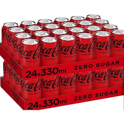 Coca Cola 48 lattine di SAPORE ORIGINALE COCA COCA / COCACOLA ZERO, 2 Scatole 24 unità possono 33cl / 330ml, Spedizione dalla Spagna Coca Cola 48 lattine di SAPORE ORIGINALE COCA COCA / COCACOLA ZERO, 2 Scatole 24 unità possono 33cl / 330ml, Spedizione dalla Spagna