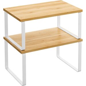 SONGMICS Portaspezie, Set di 2, Organizzatore per Armadio, Portaspezie Espandibile per Cucina, in Legno Ingegnerizzato e Metallo, Colore Bianco Nuvola e Beige Naturale/Nero Inchiostro e Beige SONGMICS Portaspezie, Set di 2, Organizzatore per Armadio, Portaspezie Espandibile per Cucina, in Legno Ingegnerizzato e Metallo, Colore Bianco Nuvola e Beige Naturale/Nero Inchiostro e Beige