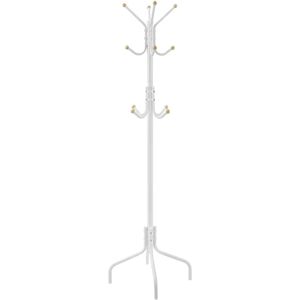 SONGMICS Appendiabiti da Terra, Appendiabiti in Metallo con 12 Ganci, 4 Gambe, per Appendere Cappotti, Cappelli e Borse, per Ingresso, Camera da Letto, Ufficio, Bianco/Marrone/Nero/Rosa Jelly, Regalo SONGMICS Appendiabiti da Terra, Appendiabiti in Metallo con 12 Ganci, 4 Gambe, per Appendere Cappotti, Cappelli e Borse, per Ingresso, Camera da Letto, Ufficio, Bianco/Marrone/Nero/Rosa Jelly, Regalo