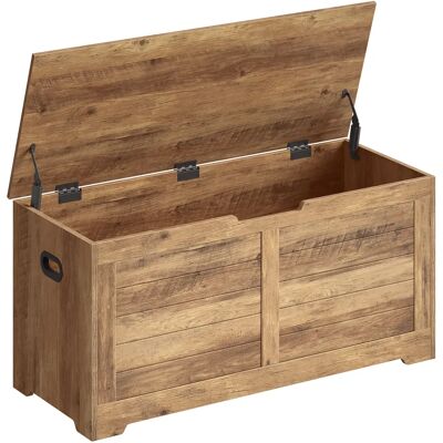 VASAGLE - Puff Storage Bench - 40 x 100 x 46 cm - Piano superiore 136 kg - Storage Bench VASAGLE - Puff Storage Bench - 40 x 100 x 46 cm - Piano superiore 136 kg - Storage Bench