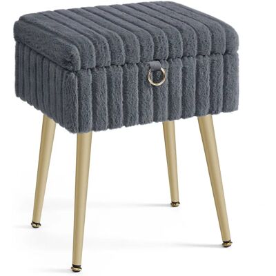 SONGMICS Sgabello da Trucco, Panca per Trucco con Spazio, Poggiapiedi, Gambe in Metallo, Imbottito, Piedini Regolabili, per Soggiorno, Camera da Letto, Grigio Ardesia/Rosa Jelly/Bianco Crema Rosa gelatina SONGMICS Sgabello da Trucco, Panca per Trucco con Spazio, Poggiapiedi, Gambe in Metallo, Imbottito, Piedini Regolabili, per Soggiorno, Camera da Letto, Grigio Ardesia/Rosa Jelly/Bianco Crema Rosa gelatina