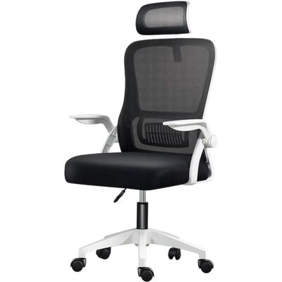 NONE Sedia da ufficio, per giochi, Scrivania ergonomica con poggiatesta, regolabile e con supporto lombare Schienale in rete traspirante 90 Braccioli ribaltabili ° Girevole a 360° ° (SF168-001 6190) NONE Sedia da ufficio, per giochi, Scrivania ergonomica con poggiatesta, regolabile e con supporto lombare Schienale in rete traspirante 90 Braccioli ribaltabili ° Girevole a 360° ° (SF168-001 6190)