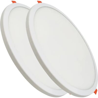 LED ATOMANT Piastra LED Downlight Circolare Piana 20W 1800 lumen per incasso a soffitto, faretto LED a basso consumo, taglio regolabile da 50-180 mm, ideale per cucina, bagno, corridoio o attività LED ATOMANT Piastra LED Downlight Circolare Piana 20W 1800 lumen per incasso a soffitto, faretto LED a basso consumo, taglio regolabile da 50-180 mm, ideale per cucina, bagno, corridoio o attività