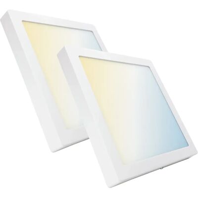 LED ATOMANT Plafoniera da superficie quadrata 30x30 cm 24 W, CCT (selettore colore bianco caldo, neutro e freddo), 2200 lumen, driver incluso, installazione rapida e pulita, ideale per cucine, LED ATOMANT Plafoniera da superficie quadrata 30x30 cm 24 W, CCT (selettore colore bianco caldo, neutro e freddo), 2200 lumen, driver incluso, installazione rapida e pulita, ideale per cucine,