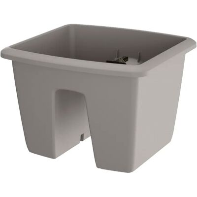 Prosperplast RESPANA RAILING vaso da 9 litri per ringhiera grigia pietra 288x298x209mm Prosperplast RESPANA RAILING vaso da 9 litri per ringhiera grigia pietra 288x298x209mm