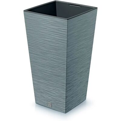 Prosperplast Fioriera di cemento FURU 20x20x38cm con serbatoio e design spettacolare Prosperplast Fioriera di cemento FURU 20x20x38cm con serbatoio e design spettacolare
