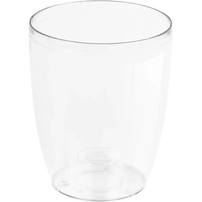 Prosperplast Fioriera trasparente Coubi Orchidea Bianca 13,2x13,2x16cm Prosperplast Fioriera trasparente Coubi Orchidea Bianca 13,2x13,2x16cm