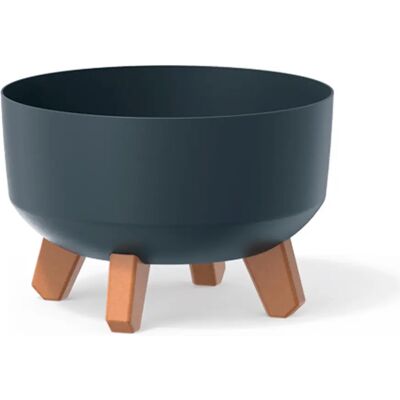 Prosperplast Fioriera antracite GRACIA con rilievo e gambe rimovibili 23,5 x 23,5 x 18,7 cm Prosperplast Fioriera antracite GRACIA con rilievo e gambe rimovibili 23,5 x 23,5 x 18,7 cm