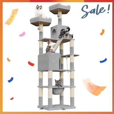 Dogat Tiragraffi per gatti Oak & Tea XXL da 208 cm con amaca per la casa e tiragraffi Topping Safe per gatti di grandi dimensioni Rosa Dogat Tiragraffi per gatti Oak & Tea XXL da 208 cm con amaca per la casa e tiragraffi Topping Safe per gatti di grandi dimensioni Rosa