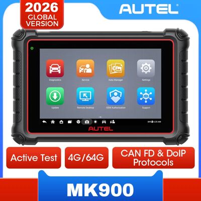 Autel MaxiCOM MK900 OBDII Scanner Strumento di scansione diagnostica per tutti i sistemi Test attivo DoIP CAN FD FCA Autoauth SGW Aggiornamento di MK808BT PRO Diagnostic Tool Autel MaxiCOM MK900 OBDII Scanner Strumento di scansione diagnostica per tutti i sistemi Test attivo DoIP CAN FD FCA Autoauth SGW Aggiornamento di MK808BT PRO Diagnostic Tool