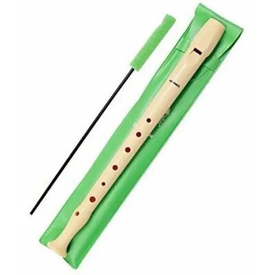 NONE HOHNER, registratore in plastica Hohner, strumento musicale speciale scelto per uso scolastico, con detergente per flauto e custodia NONE HOHNER, registratore in plastica Hohner, strumento musicale speciale scelto per uso scolastico, con detergente per flauto e custodia