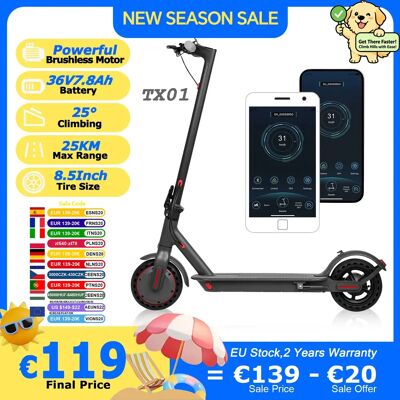 JUICEASE Nuovo Monopattino Elettrico TX01 2026 con Motore Potente 36V7.8Ah, Autonomia di 25KM, Alta Velocità 25KM/h ° Monopattino Elettrico Pieghevole per Adulti AOVOPRO con Pneumatici da 8,5 Pollici TX01 JUICEASE Nuovo Monopattino Elettrico TX01 2026 con Motore Potente 36V7.8Ah, Autonomia di 25KM, Alta Velocità 25KM/h ° Monopattino Elettrico Pieghevole per Adulti AOVOPRO con Pneumatici da 8,5 Pollici TX01