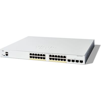 Cisco Systems Catalyst 1300 Gestito L2/L3 Gigabit Ethernet (10/100/1000) Supporto Power over Ethernet (PoE) Grigio (C1300-24FP-4X) Cisco Systems Catalyst 1300 Gestito L2/L3 Gigabit Ethernet (10/100/1000) Supporto Power over Ethernet (PoE) Grigio (C1300-24FP-4X)