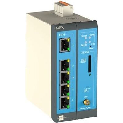 Router Insys Icom MRX2 LTE - Switch da 5 porte - Sicurezza infrastrutture critiche Router Insys Icom MRX2 LTE - Switch da 5 porte - Sicurezza infrastrutture critiche