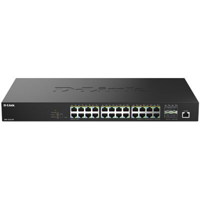 D-Link DMS-1250-28P/E switch di rete Gestito L2 2.5G Ethernet (100/1000/2500) Supporto Power over Ethernet (PoE) Nero D-Link DMS-1250-28P/E switch di rete Gestito L2 2.5G Ethernet (100/1000/2500) Supporto Power over Ethernet (PoE) Nero