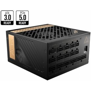 MSI MEG AI1300P PCIE5 alimentatore per computer 1300 W 24-pin ATX ATX Nero (306-7ZP4A11-CE0) MSI MEG AI1300P PCIE5 alimentatore per computer 1300 W 24-pin ATX ATX Nero (306-7ZP4A11-CE0)