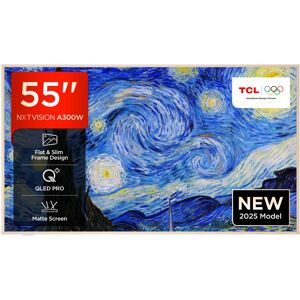 TCL 55A300W-UK TV 139,7 cm (55") 4K Ultra HD Smart TV Wi-Fi Bianco 450 cd/m² (50V5C) TCL 55A300W-UK TV 139,7 cm (55") 4K Ultra HD Smart TV Wi-Fi Bianco 450 cd/m² (50V5C)