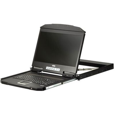 Aten CL3100NX console a rack 47 cm (18.5") 1366 x 768 Pixel Metallo, Plastica Nero 1U (CL3100NX-ATA-XG) Aten CL3100NX console a rack 47 cm (18.5") 1366 x 768 Pixel Metallo, Plastica Nero 1U (CL3100NX-ATA-XG)