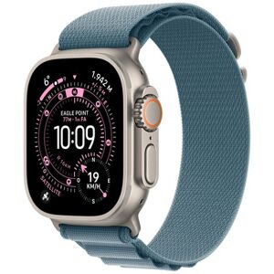 Apple Watch Ultra 3 GPS + Cellular 49mm Cassa Titanio con Alpine Loop Blu Chiaro - Small (MEWK4QF/A) Apple Watch Ultra 3 GPS + Cellular 49mm Cassa Titanio con Alpine Loop Blu Chiaro - Small (MEWK4QF/A)
